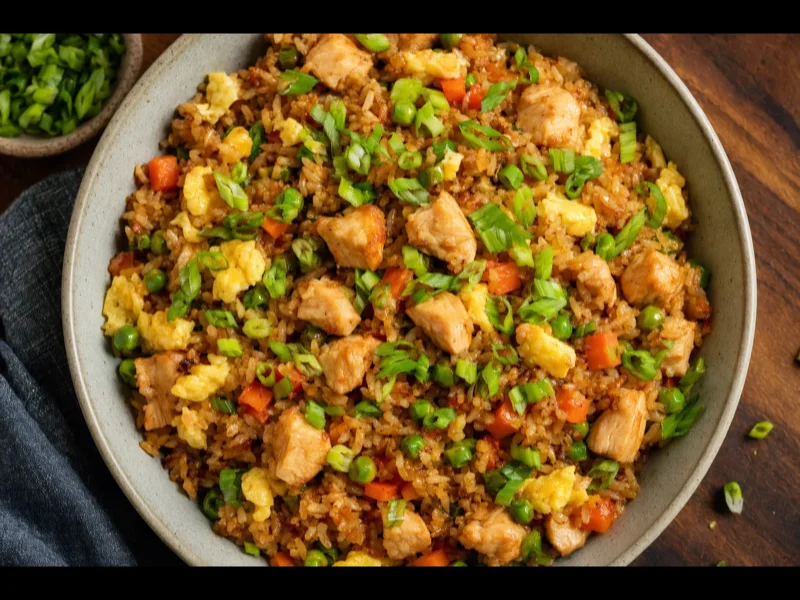 Easy Chicken Fried Rice
