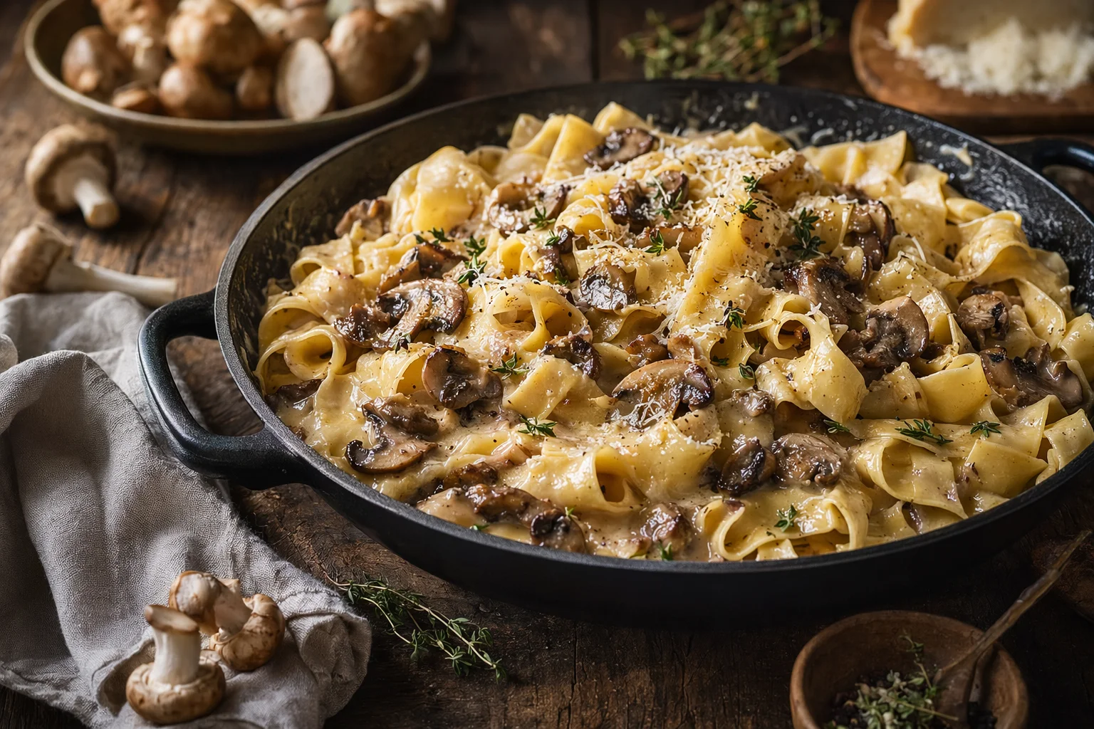 Creamy Mushroom Pasta