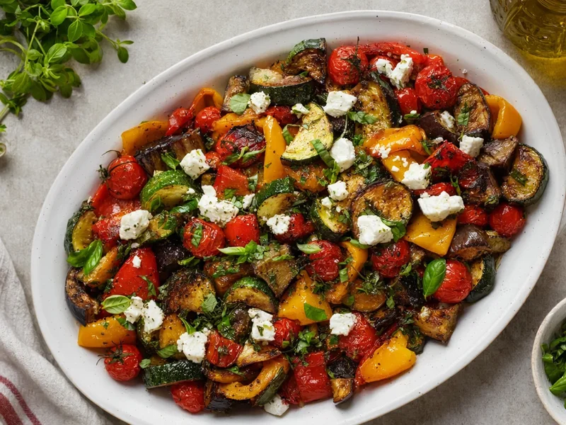 Mediterranean Roasted Vegetables
