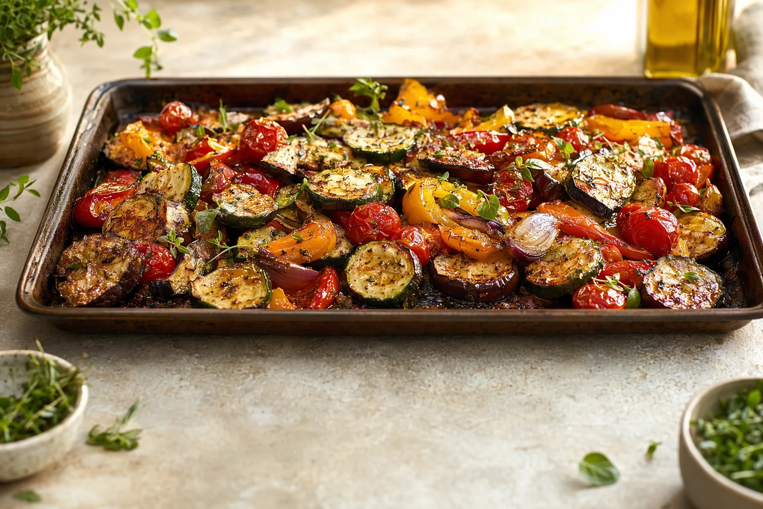 Mediterranean Roasted Vegetables